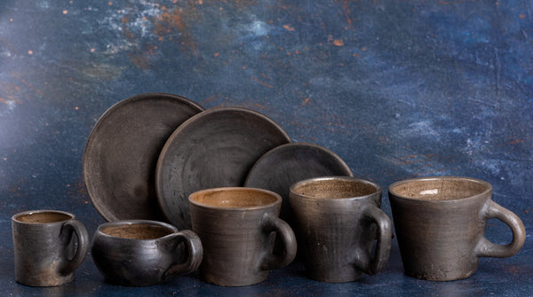 Tazas Artesanales de Barro de Atzompa