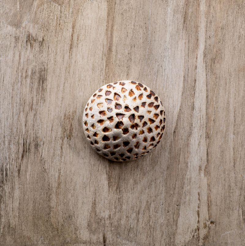 Cajonera Artesanal de Madera con Agarraderas de Cerámica